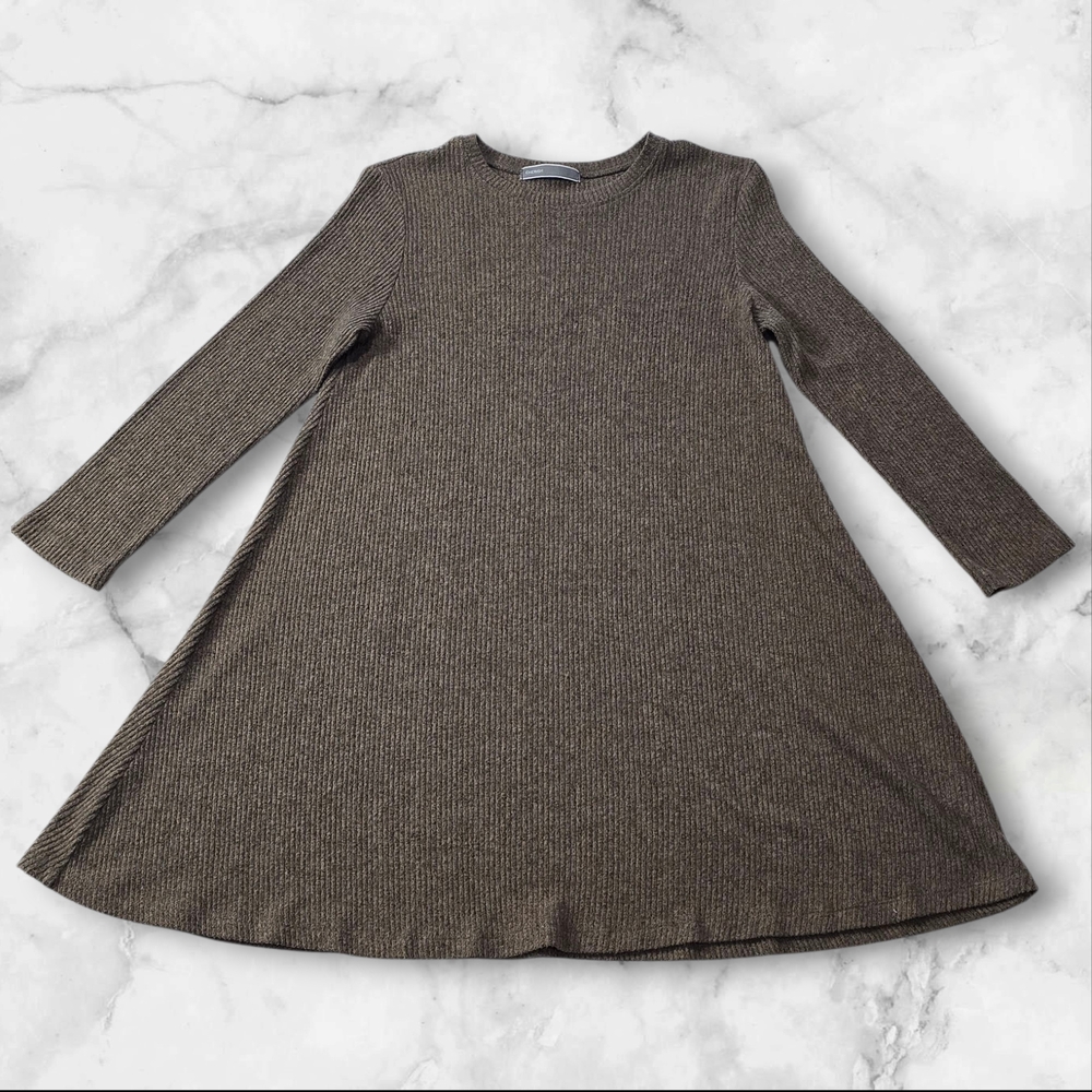 Cherish Long Sleeve Brown Dress Size Medium- A30